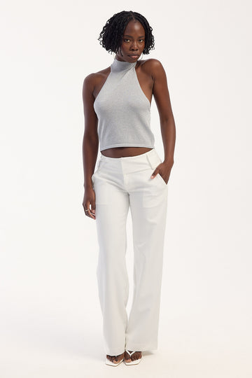 Perfect Stranger Esti Low Rise Pant White
