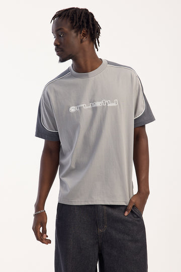 Rusty Oblock R2K Tee Stone Grey