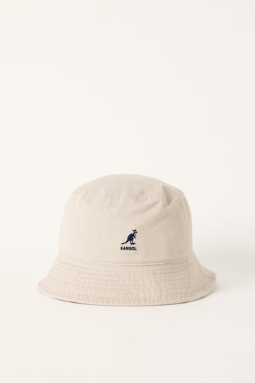Kangol Washed Bucket Hat Khaki
