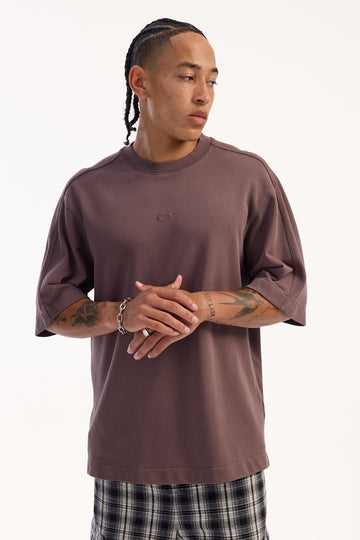 Oakley Dual Jersey Tee Dark Umber