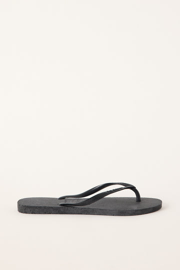 Havaianas Womens Slim Basic Thong Black