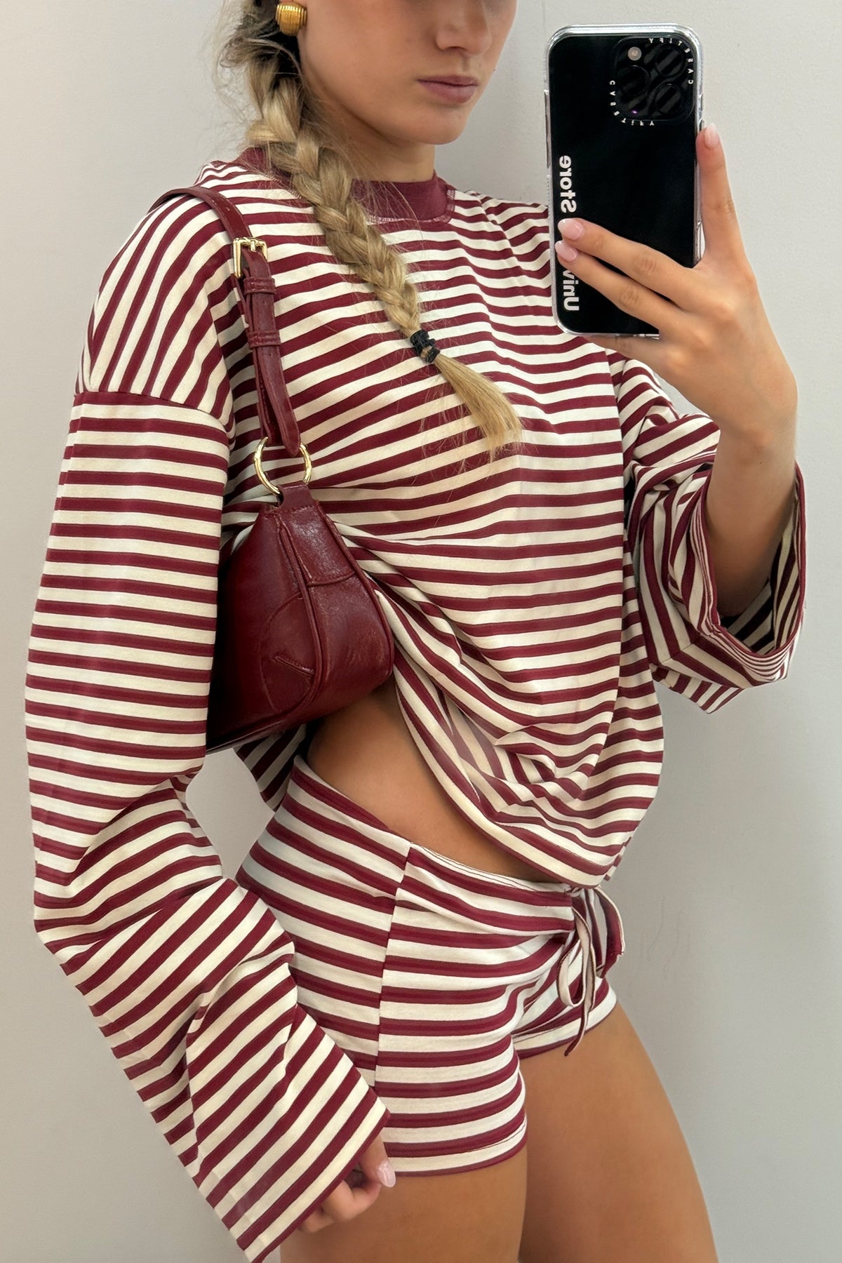 Lioness Kourt Bloomer Wine Stripe