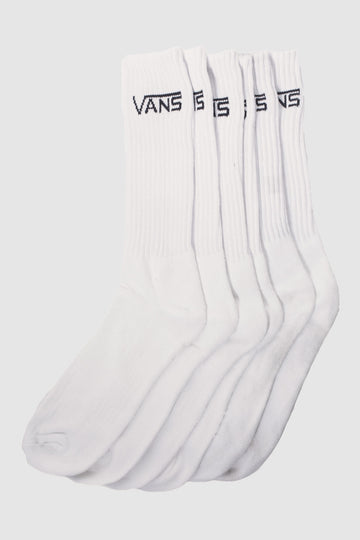 Vans Classic Crew Sock 3 Pack White