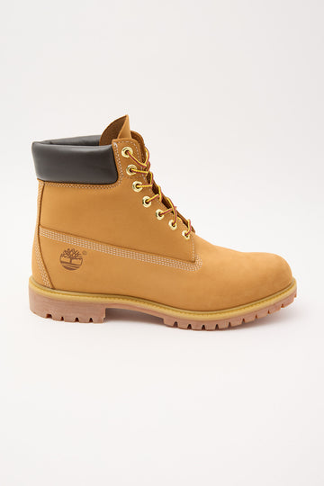Timberland Mens 6-Inch Premium Waterproof Boot Wheat Nubuck