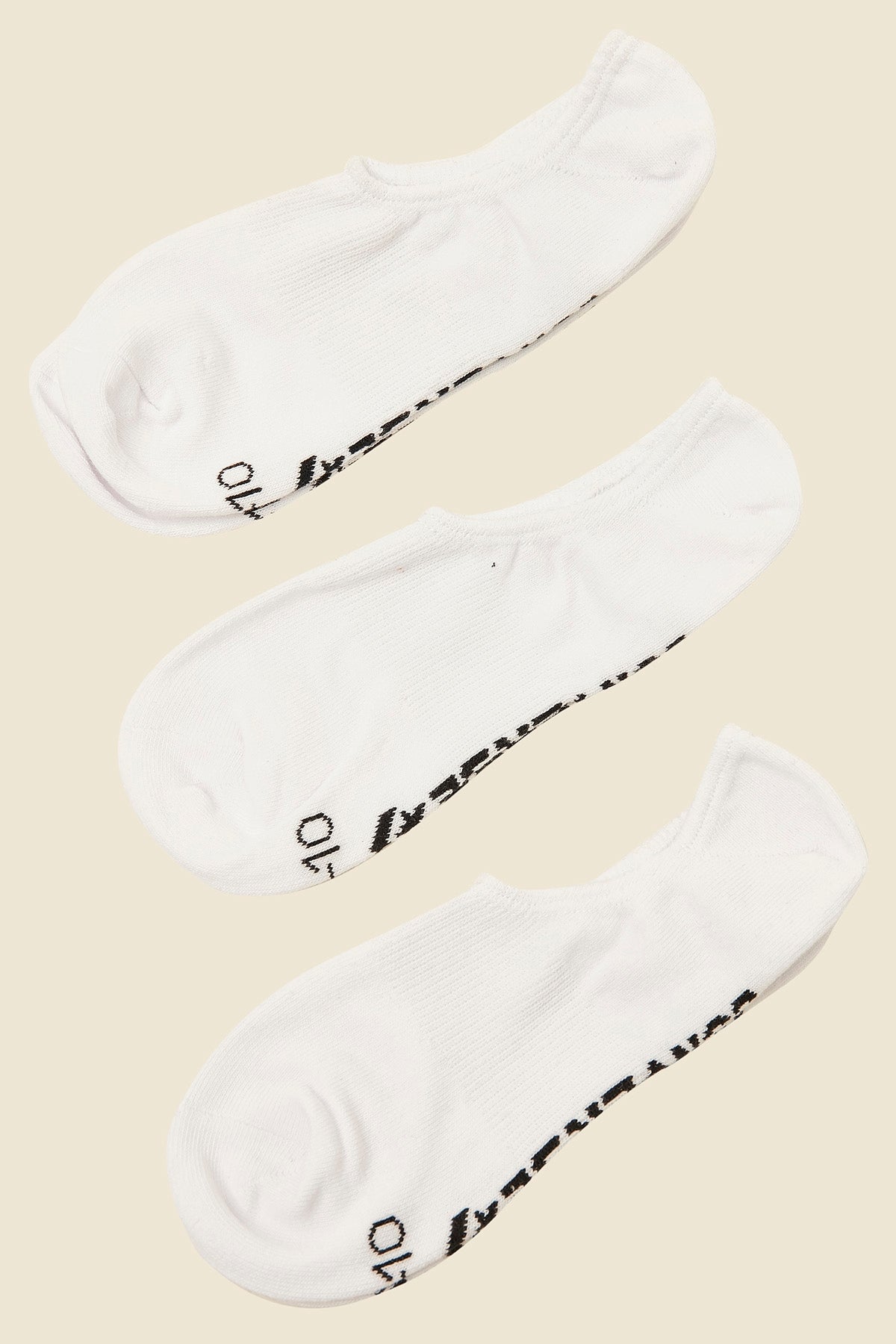 Converse Invisible Sock 3 Pack White