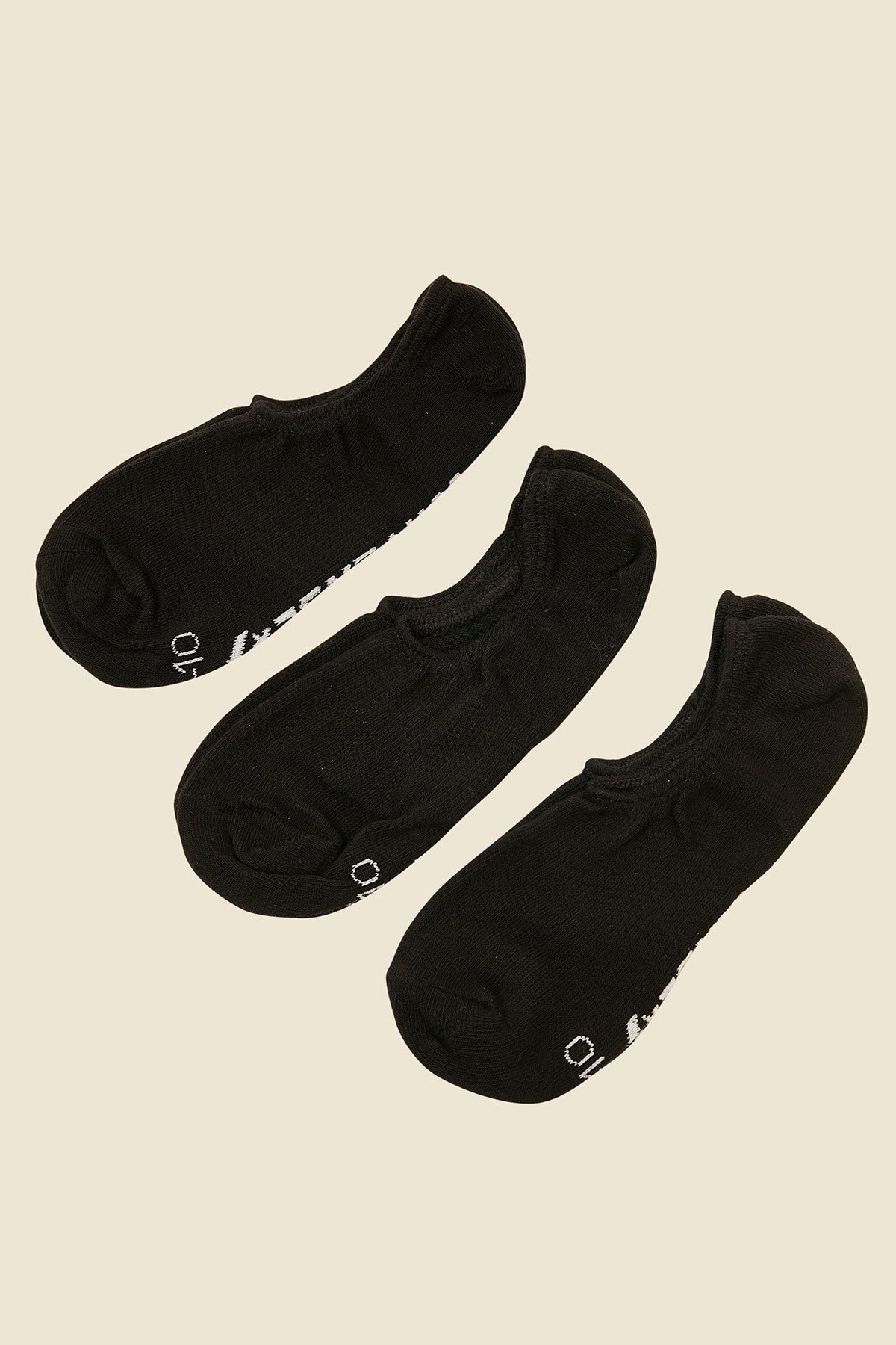 Converse Invisible Sock 3 Pack Black
