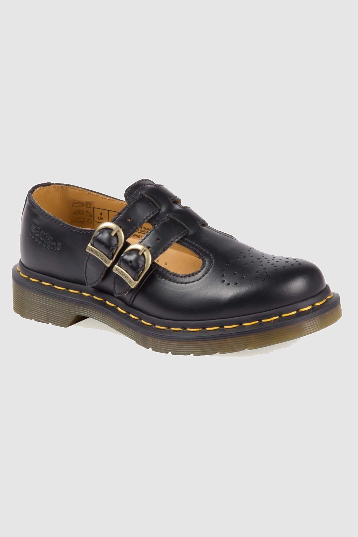 Dr Martens Womens 8065 Mary Jane Black Smooth