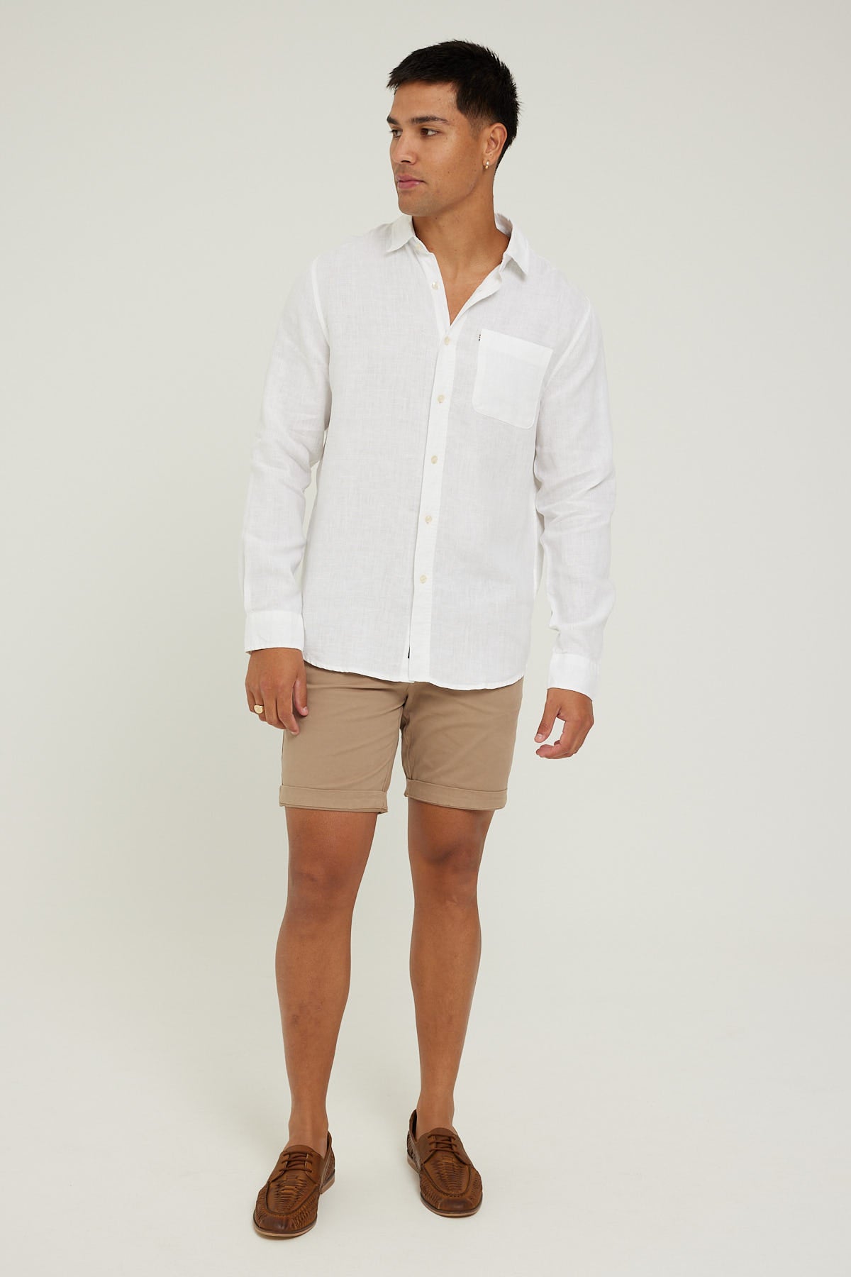 Academy Brand Hampton LS Shirt White