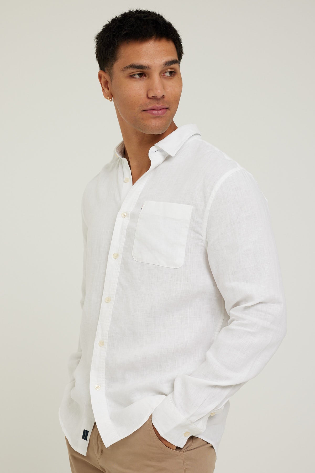 Academy Brand Hampton LS Shirt White