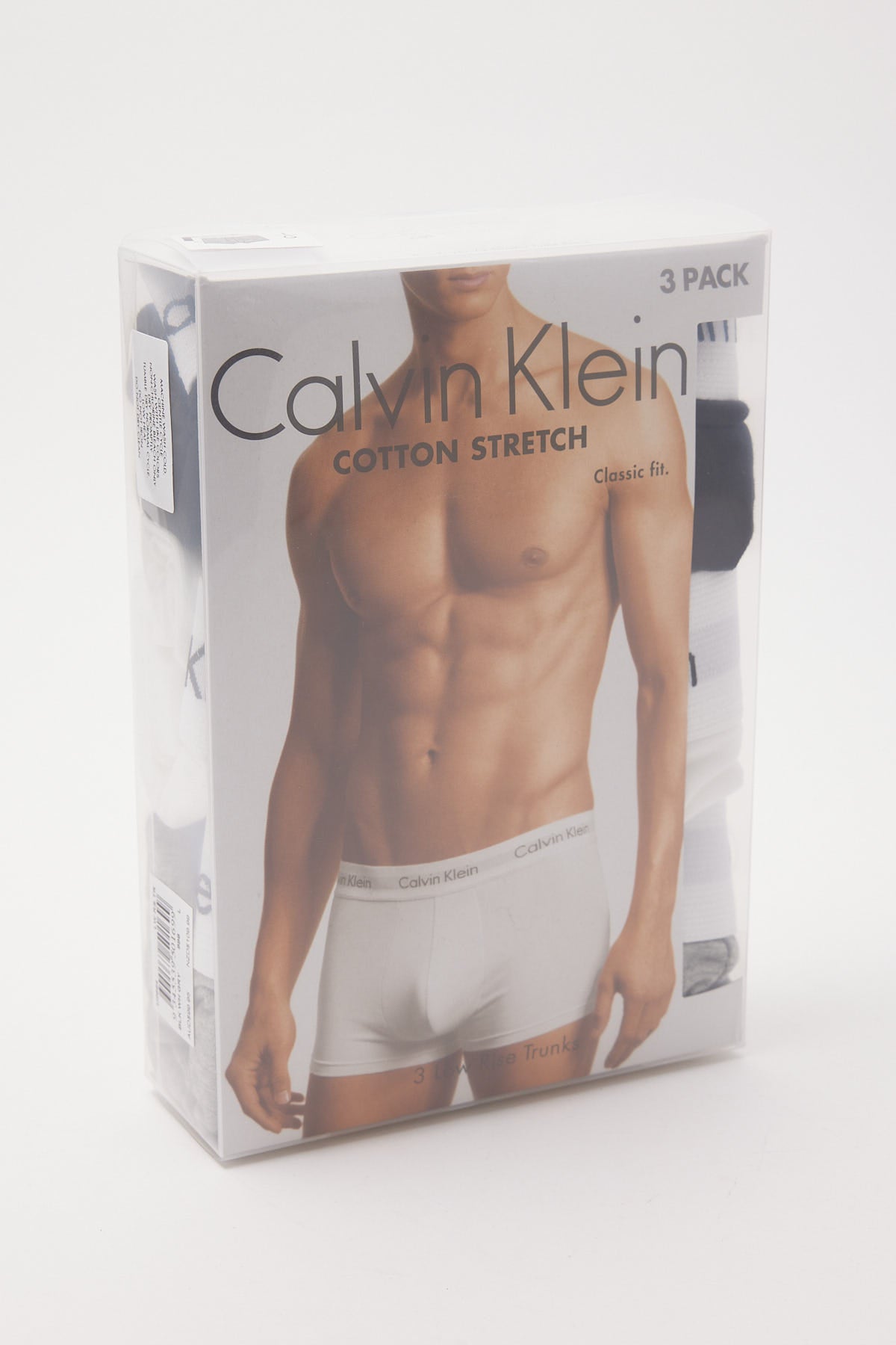 Calvin Klein Cotton Stretch Trunk 3 Pack Assorted