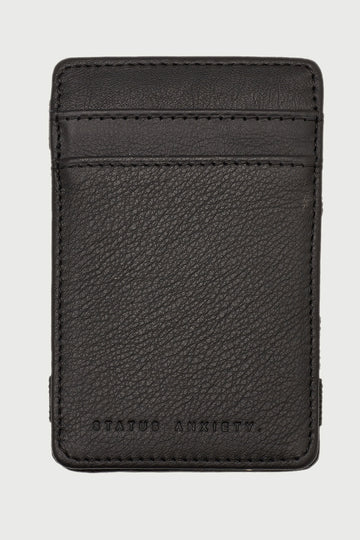 Status Anxiety Flip Wallet Black