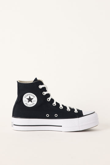Converse Womens CT Lift Hi Sneaker Black/White