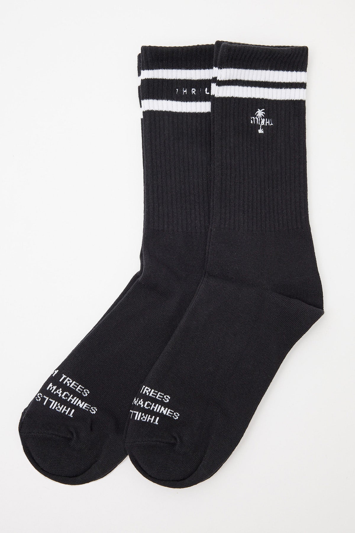 Thrills Multi Logo Socks 2 Pack Black – Universal Store