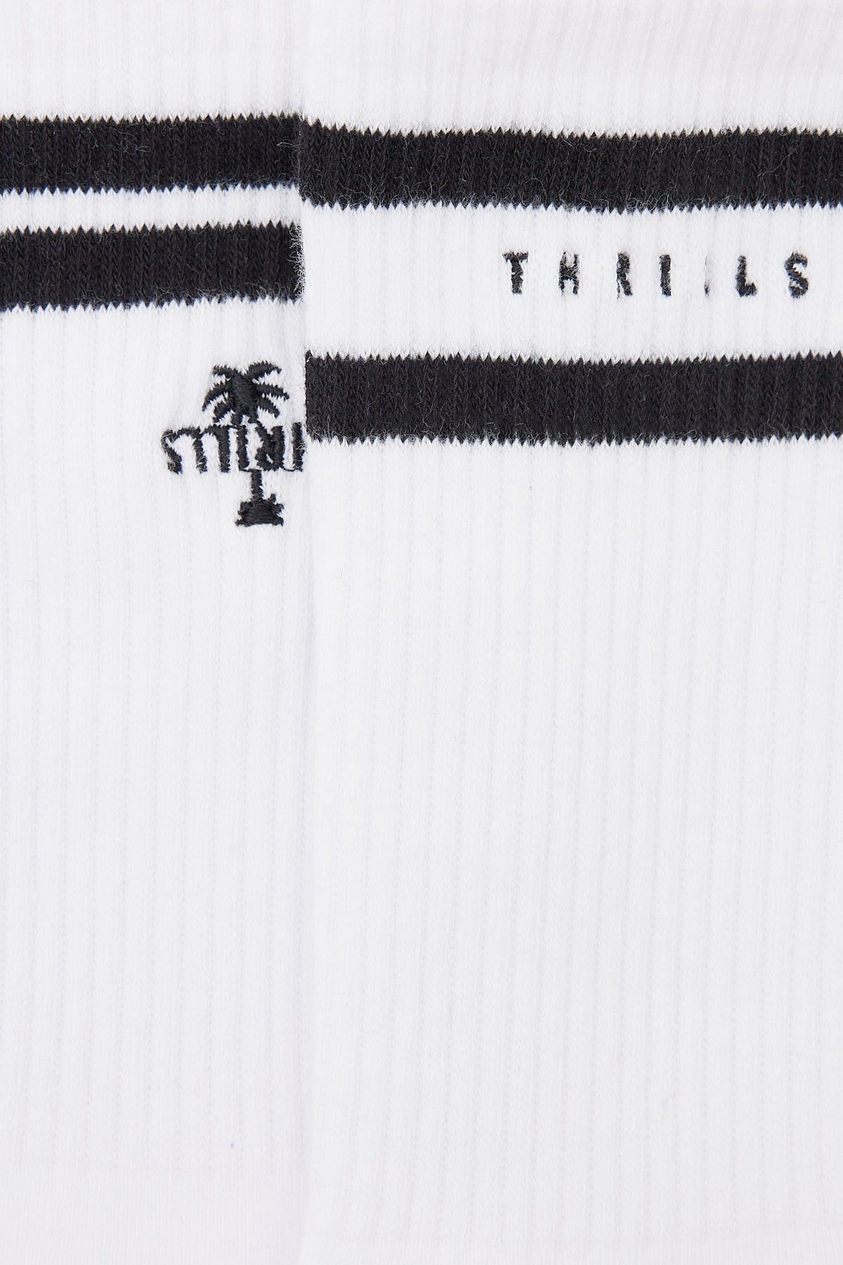 Thrills Multi Logo Socks 2 Pack White