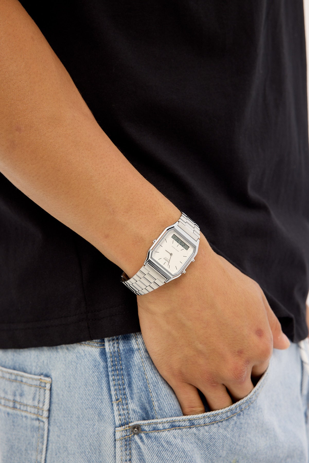 Casio LA680WA-7 | Orologio digitale retrò | Cinturino in acciaio Casio LA680WA-7 | Orologio digitale retrò | Cinturino in acciaio