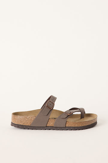 Birkenstock Womens Mayari BirkiBuc Regular Mocha
