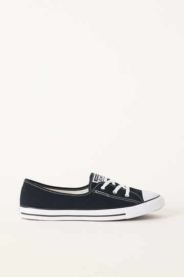 Converse Womens CTAS Ballet Lace Sneaker Black/White