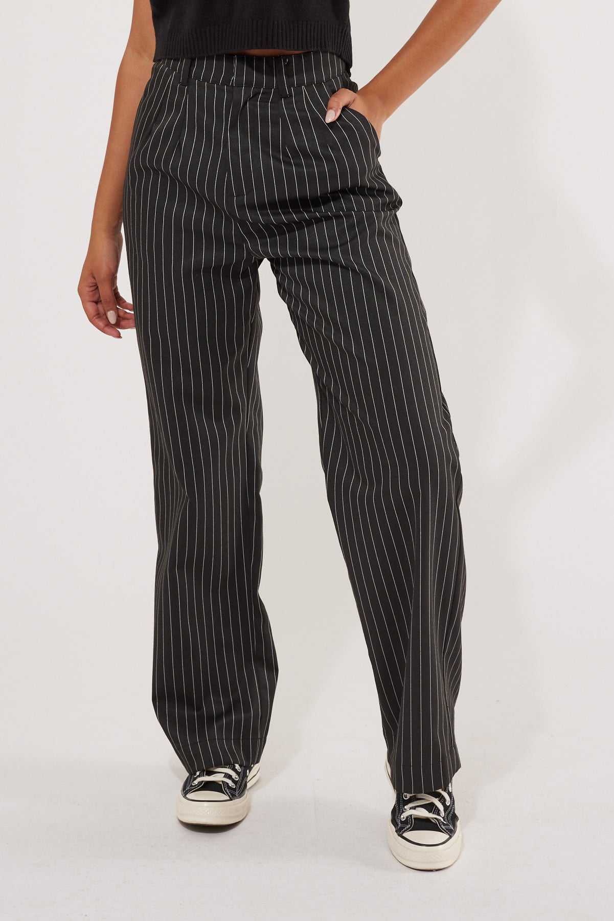 Perfect Stranger Stay With Me Pant Black Pinstripe – Universal Store