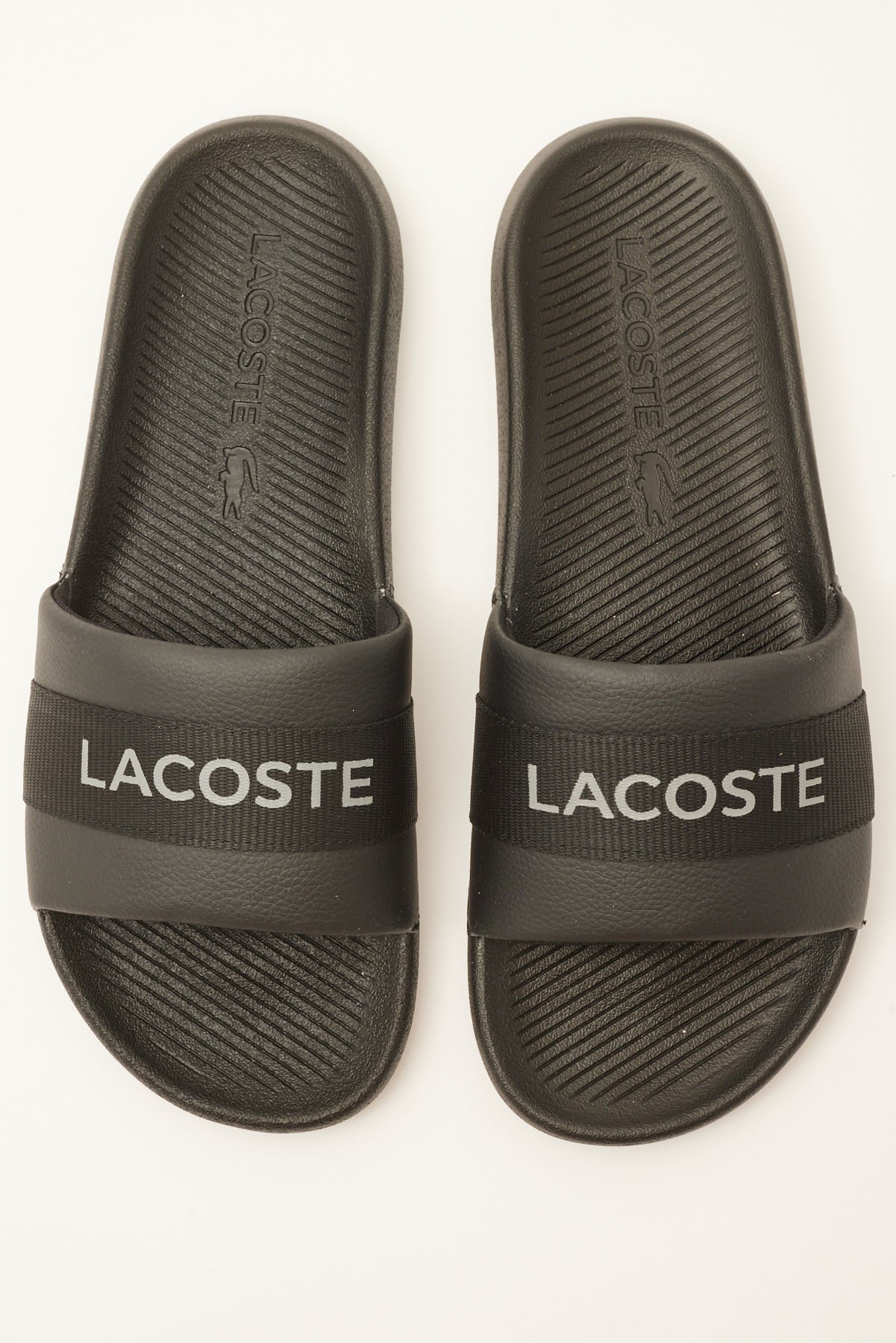 Lacoste Croco Slide Black/Black