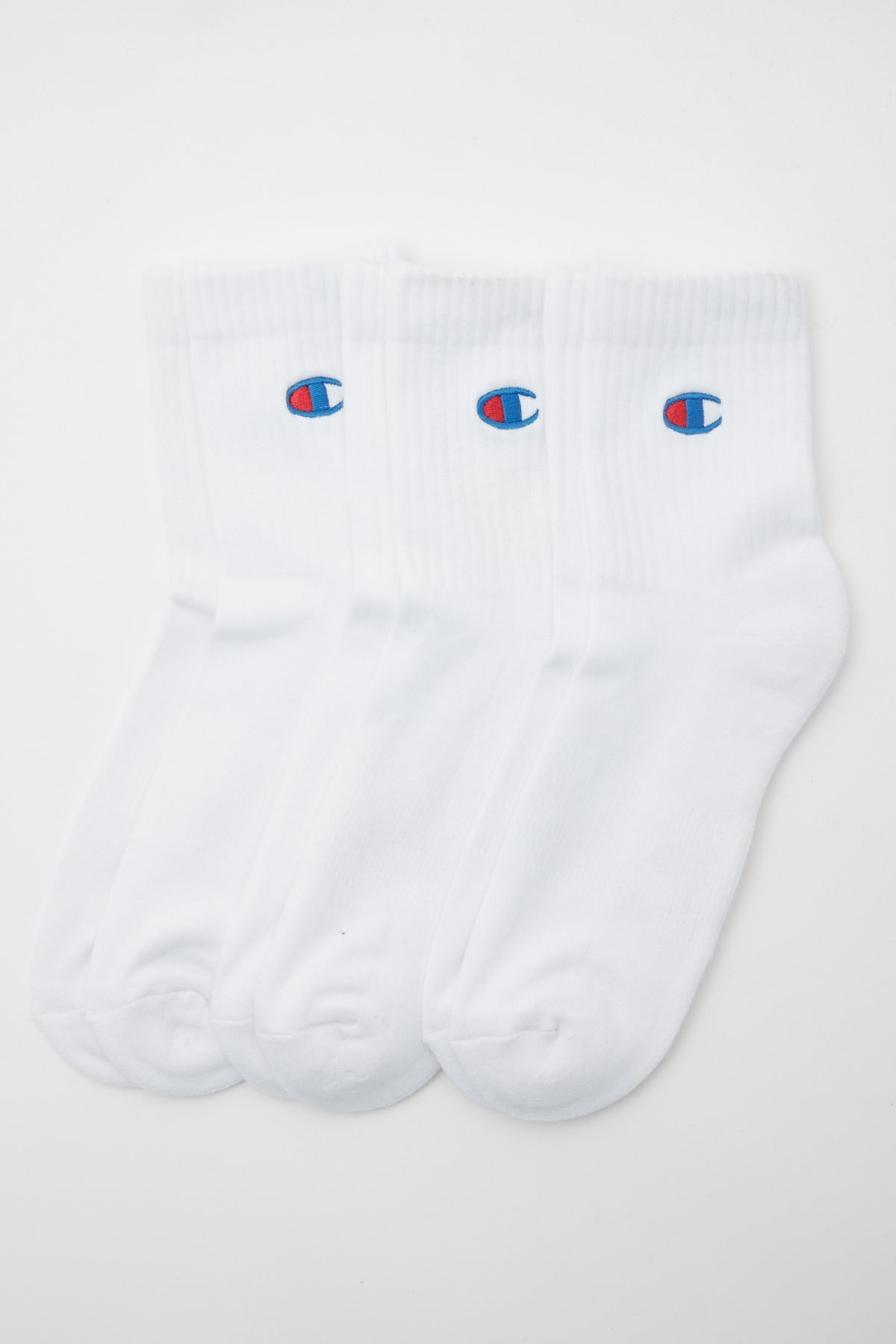 Champion Quarter Crew Sock 3 Pack White – Universal Store