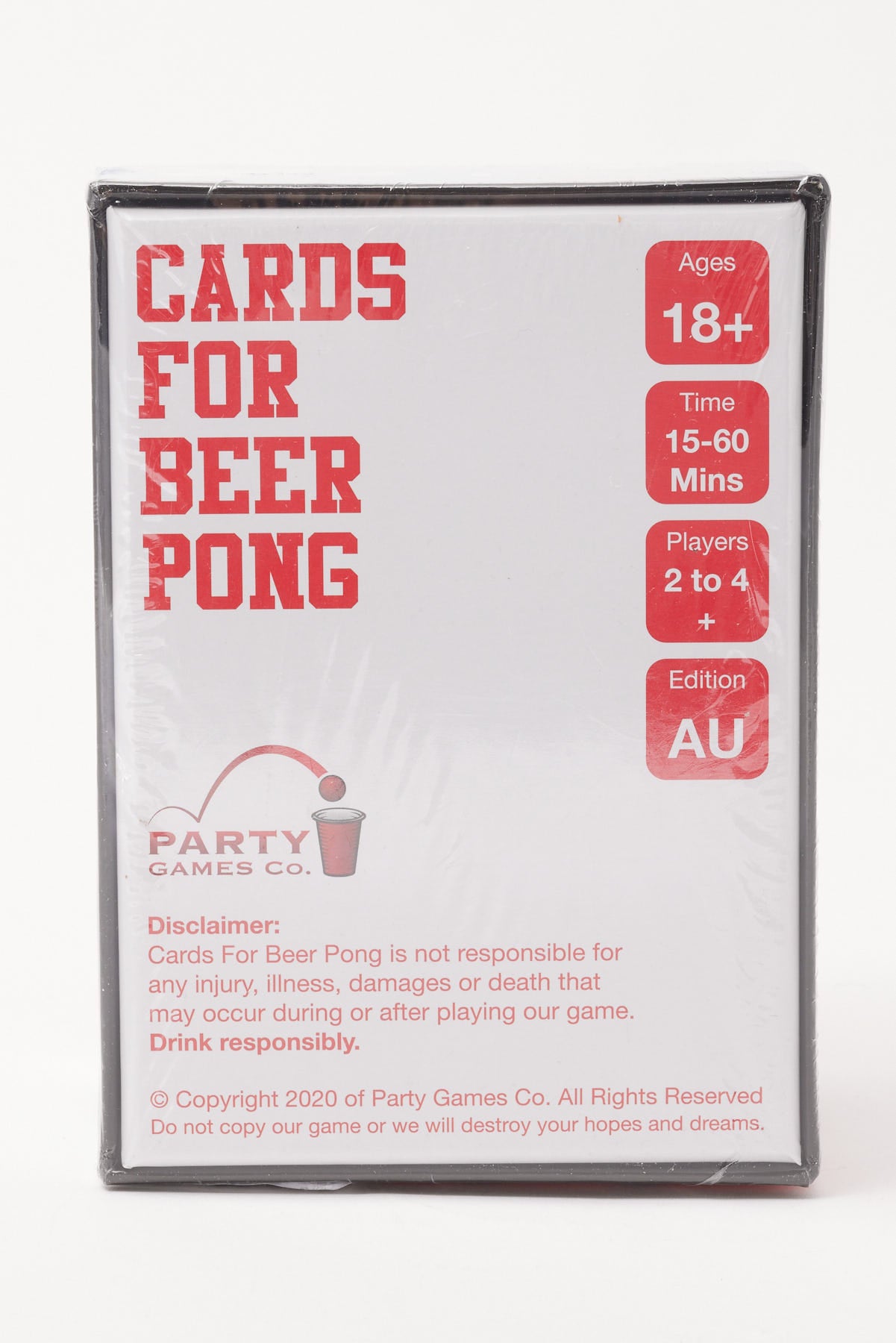 Party Games Co Cards For Beer Pong