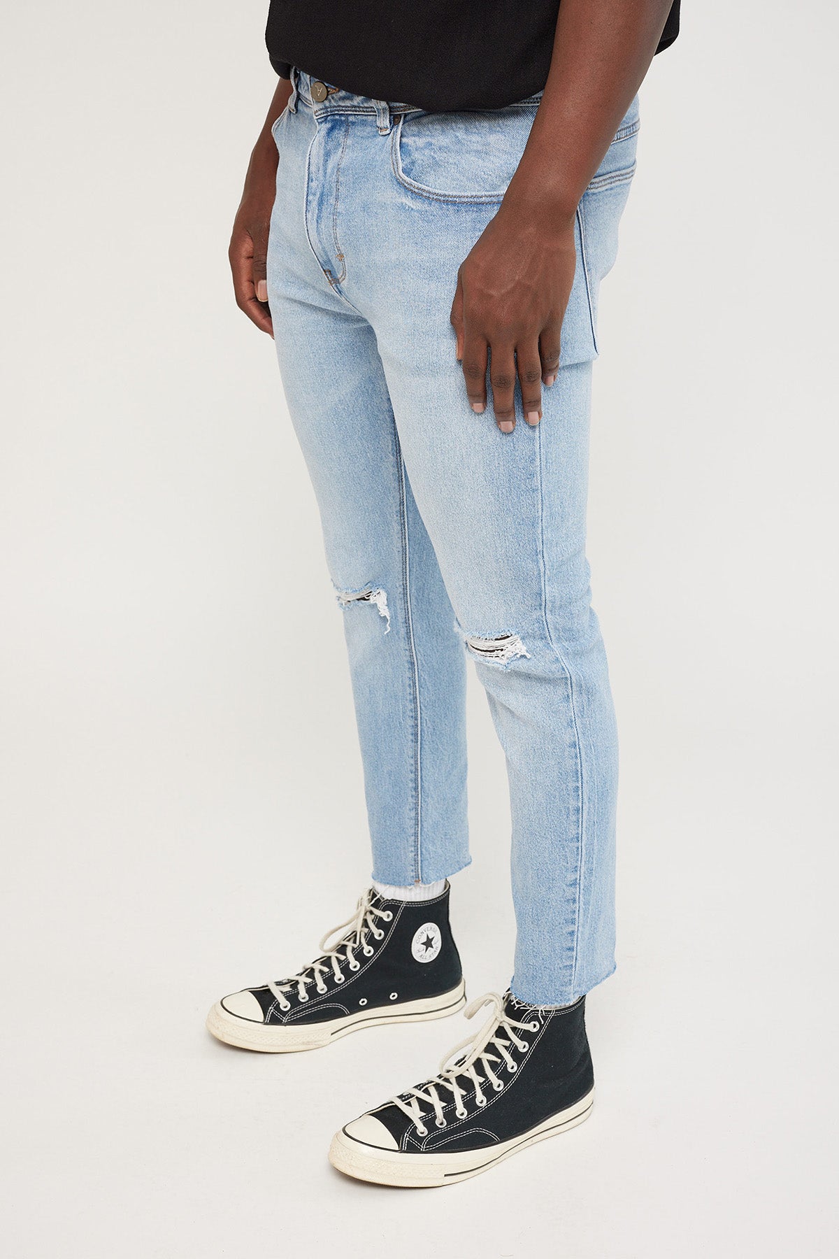 Abrand A Dropped Skinny Jean Ice Blue Rip OG – Universal Store