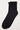 Token Lace Trim Socks Black