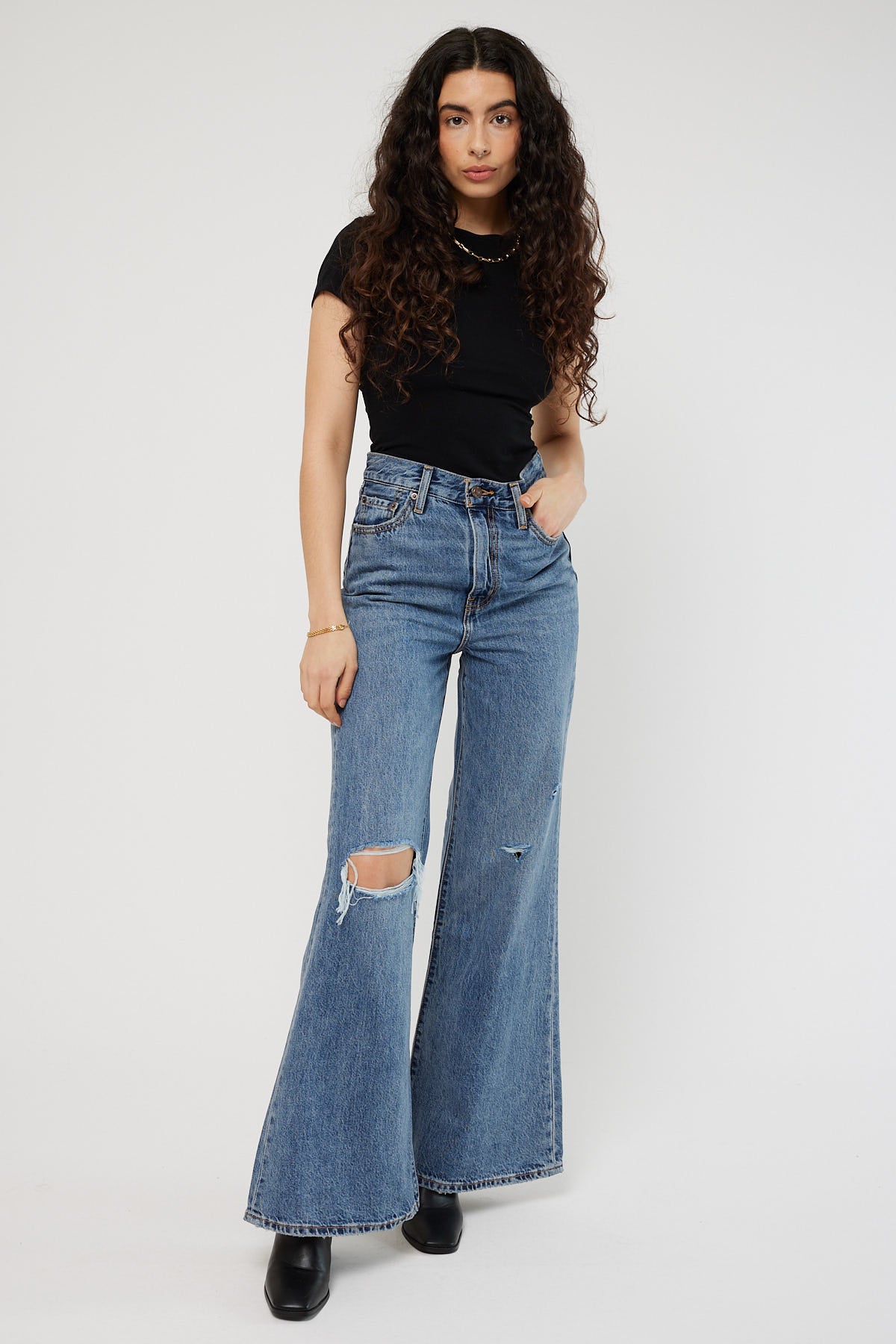 Levi's High Loose Flare Take notes