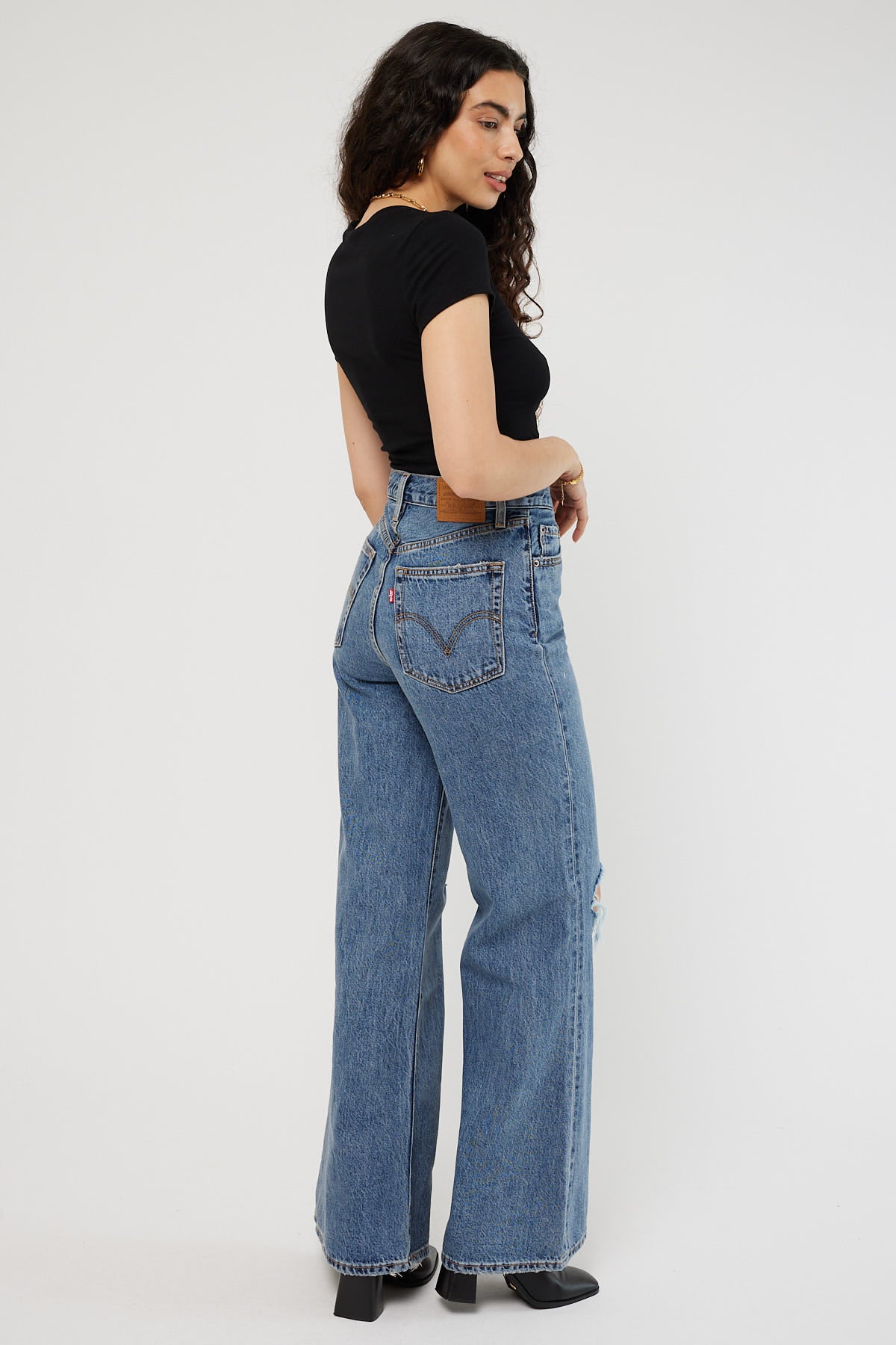 Levi's High Loose Flare Take notes