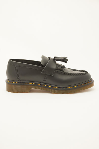 Dr Martens Adrian Tassel Loafer Black/Yellow Stitch – Universal Store