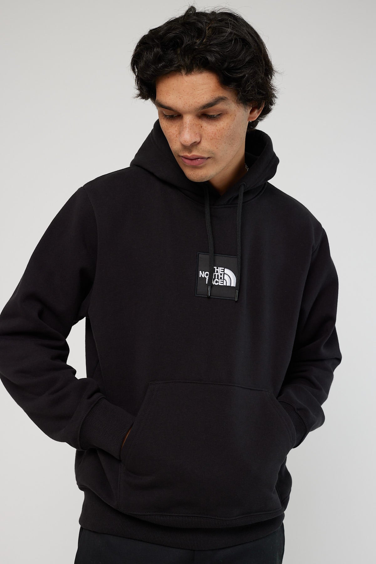 The North Face Men's Heavyweight Box Pullover Hoodie TNF Black ...