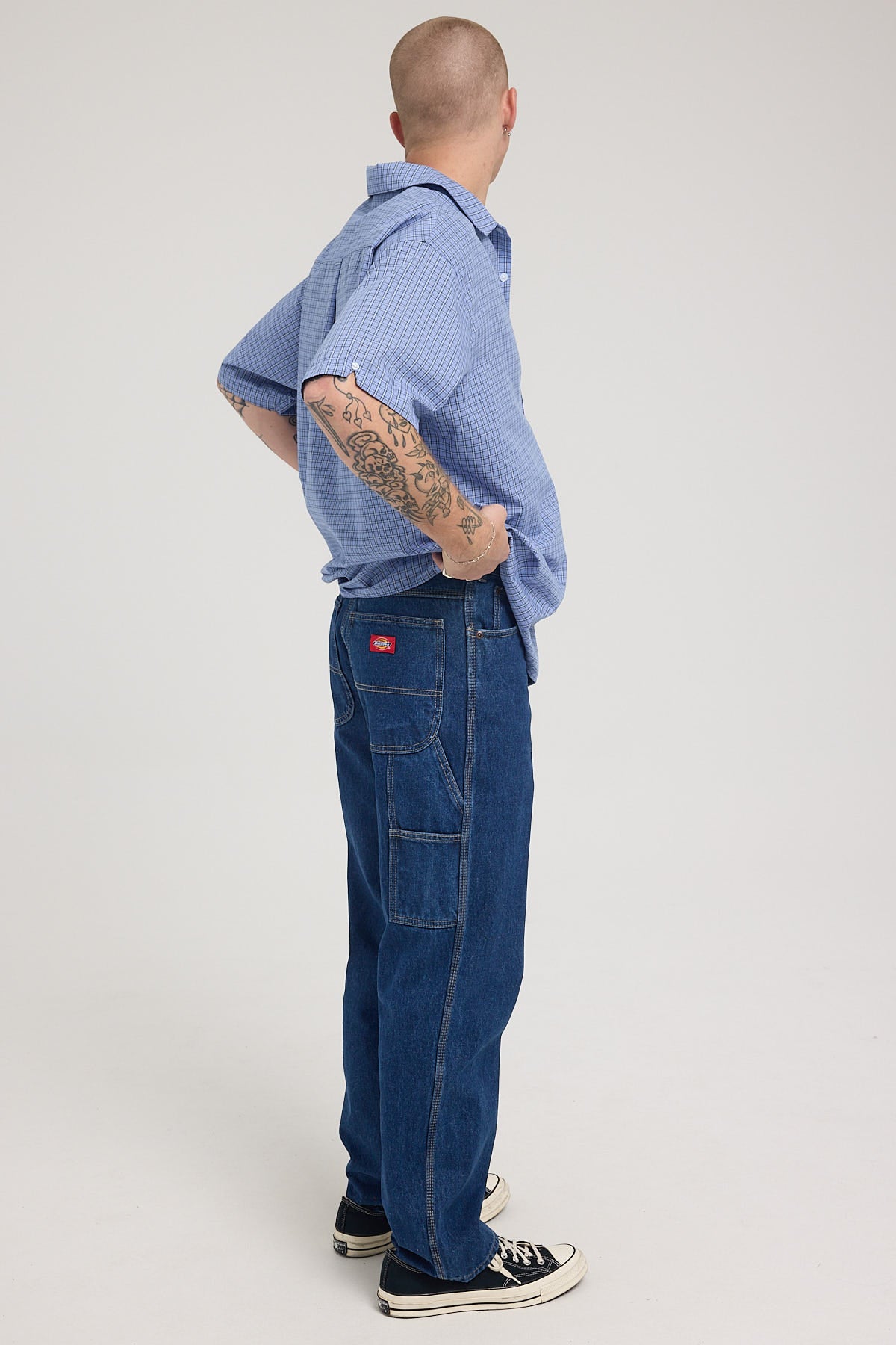 Dickies Relaxed Fit Carpenter Jean Stone Washed Indigo