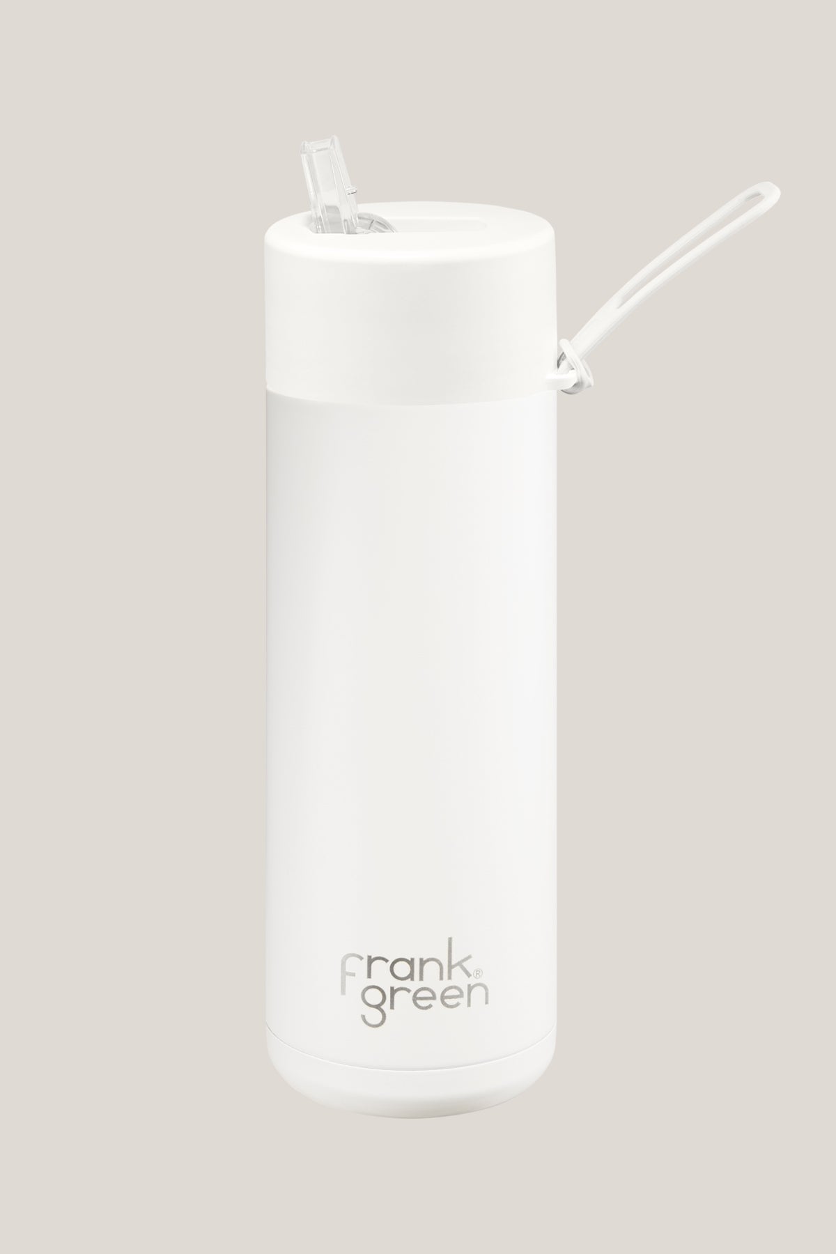 Frank Green Ceramic Straw Lid Reusable Bottle 20oz Cloud