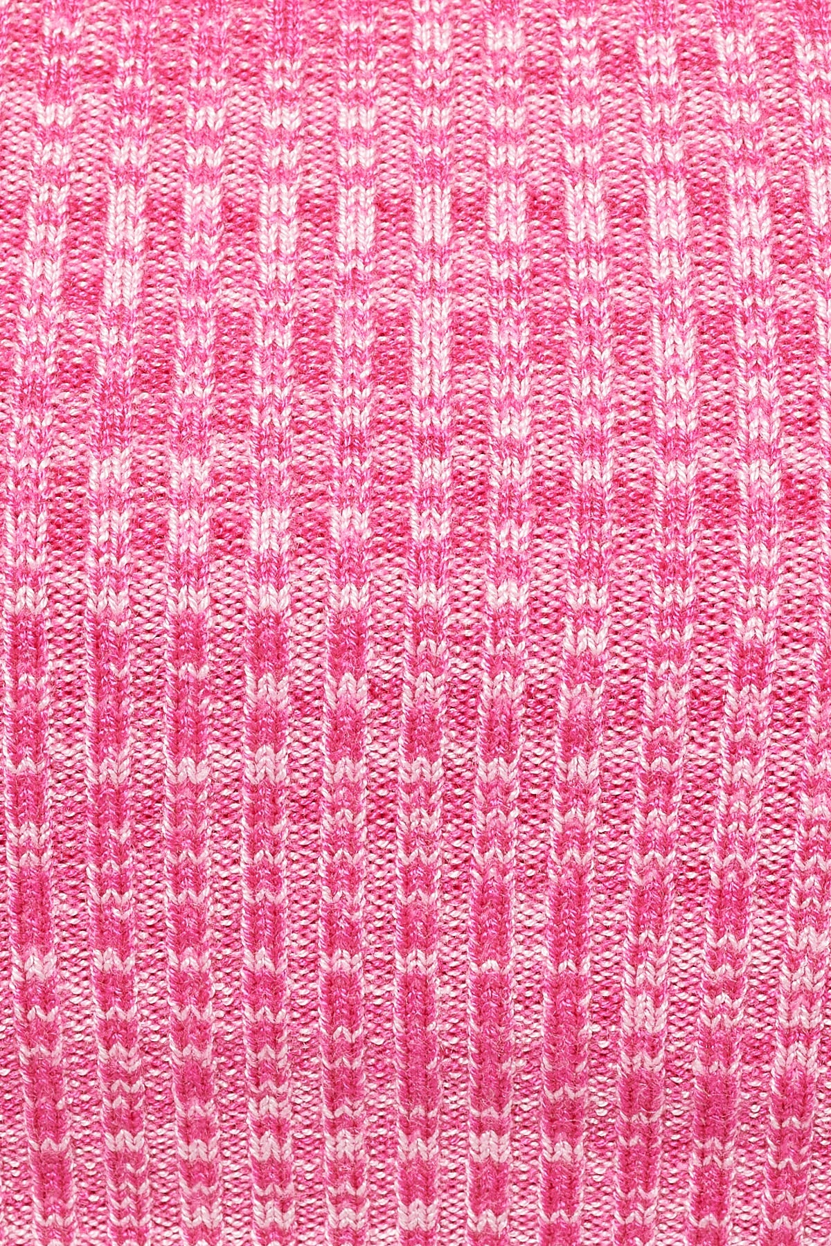 Perfect Stranger Two Tone Knit Crop Pink