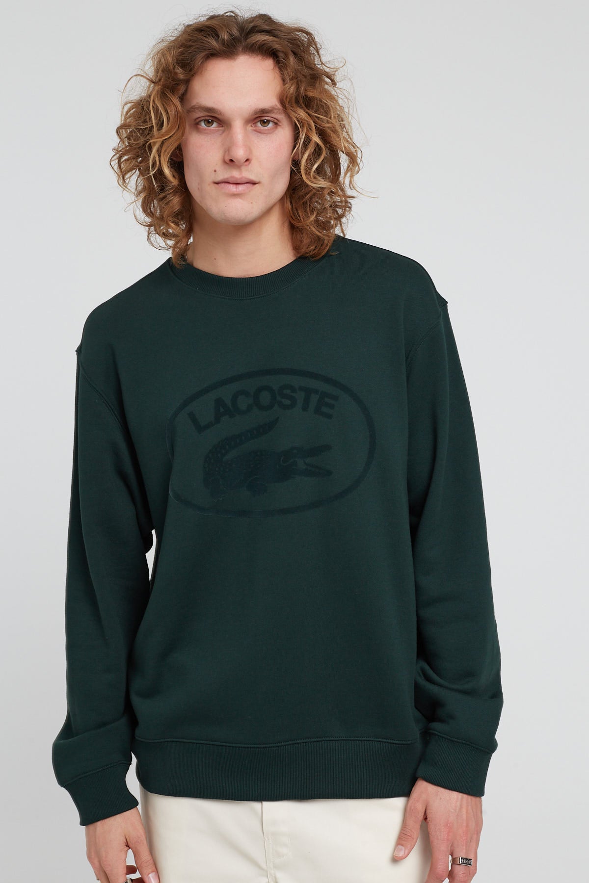 Lacoste Originals Relaxed Fit Sweat Green