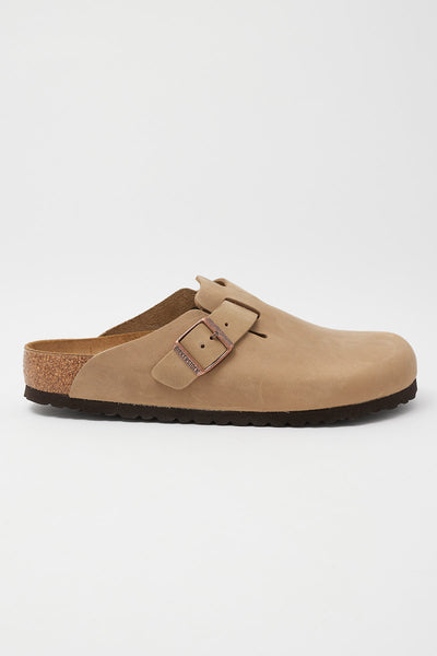 Birkenstock Boston Oiled Leather Regular Tobacco Brown – Universal