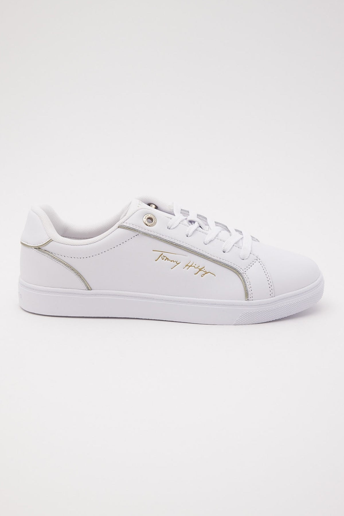 Tommy Jeans Signature Piping Sneaker White/Gold