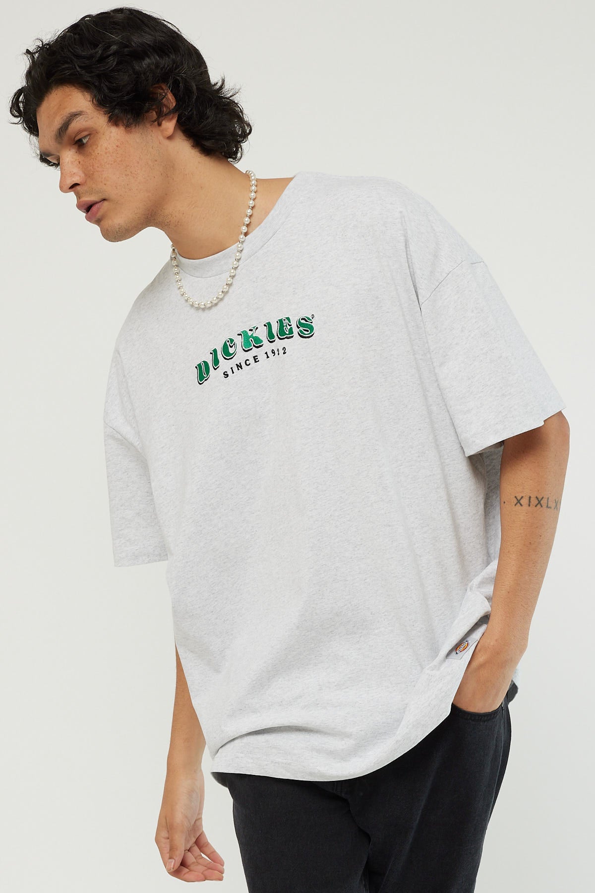 Dickies Clever 330 Oversized Tee Ash Grey