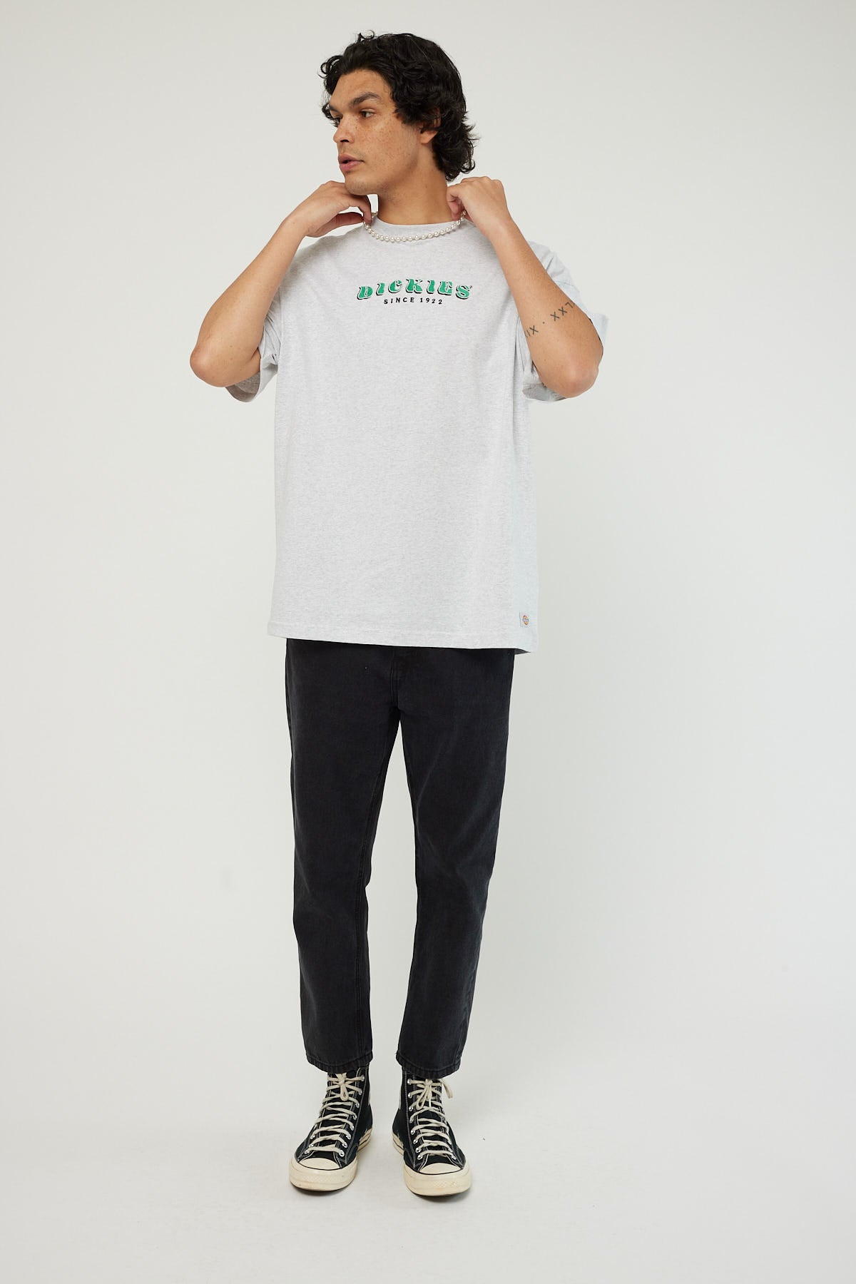 Dickies Clever 330 Oversized Tee Ash Grey