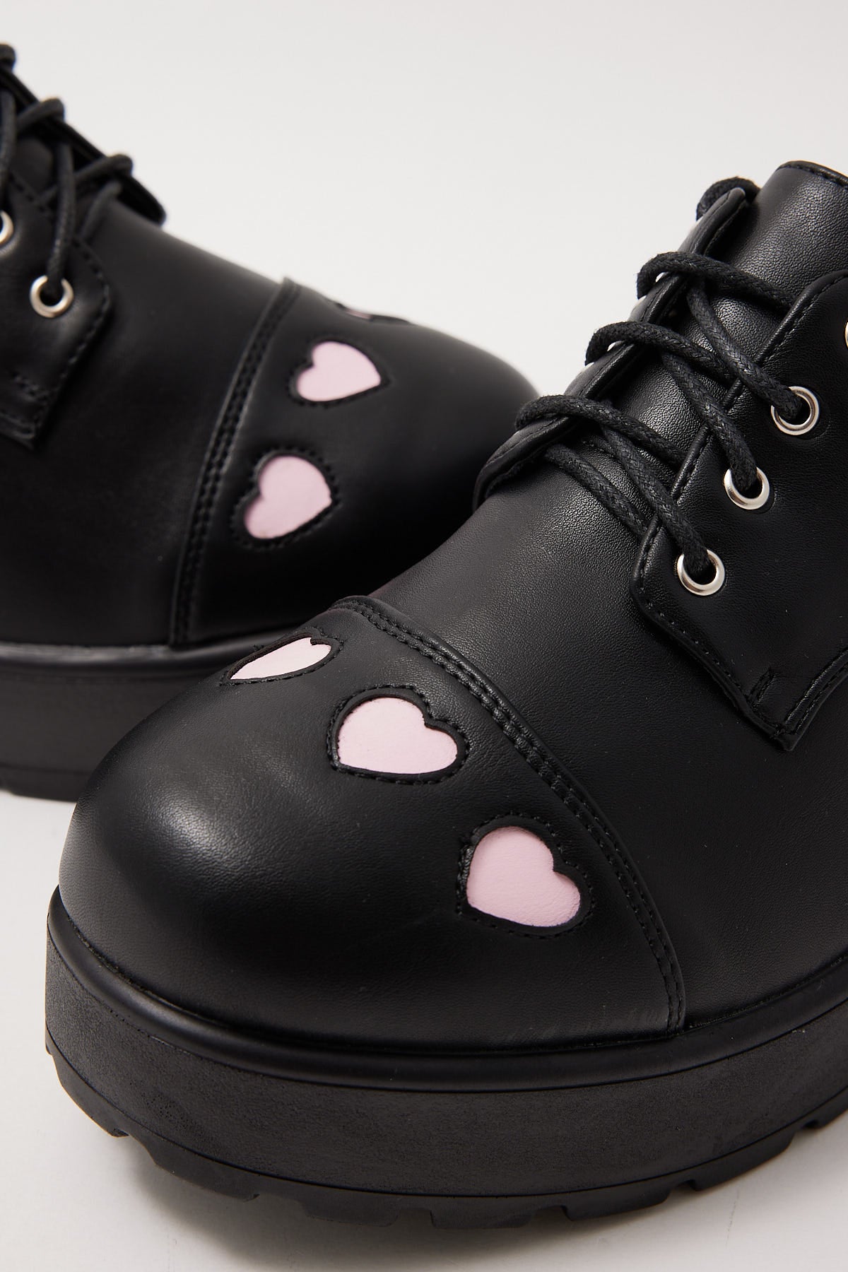 Koi Footwear Tennin Heart Shoes Black