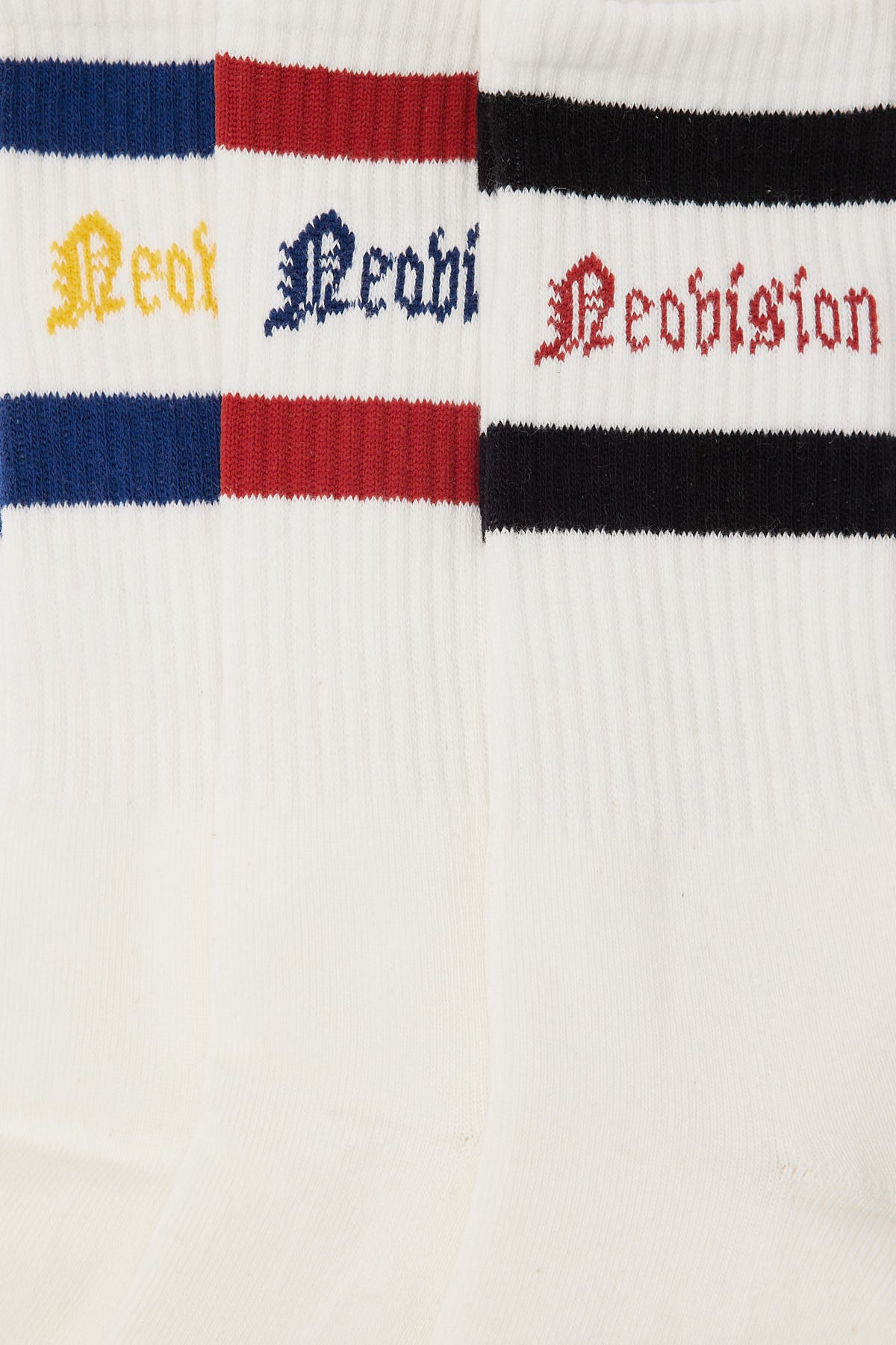 Neovision Feudal Stripe Sock 3 Pack Off White