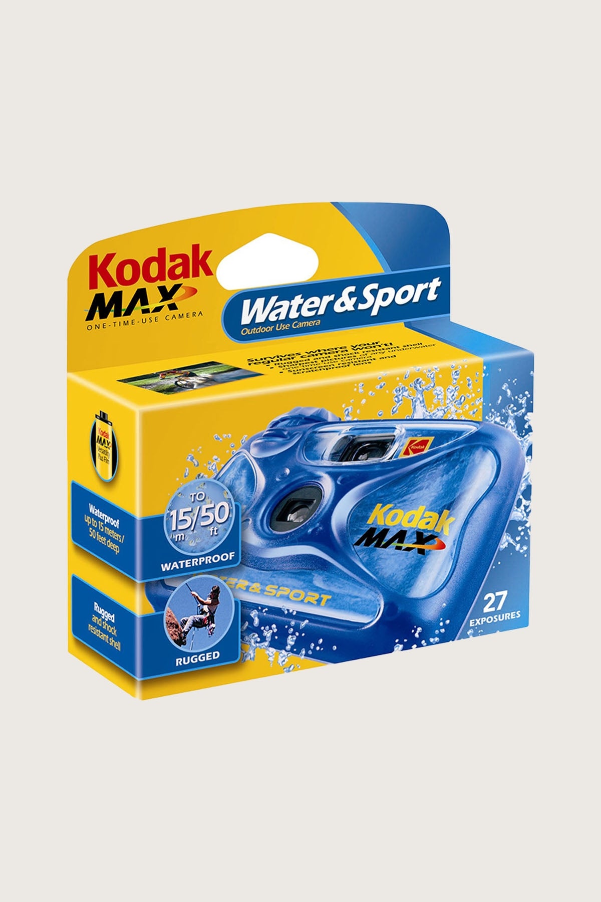 Kodak One Time Use Camera Water & Sport Blue