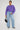 Luck & Trouble Anderson Cable Knit Jumper Purple