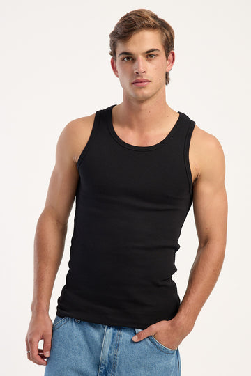 Common Need Boardmaker Singlet Black
