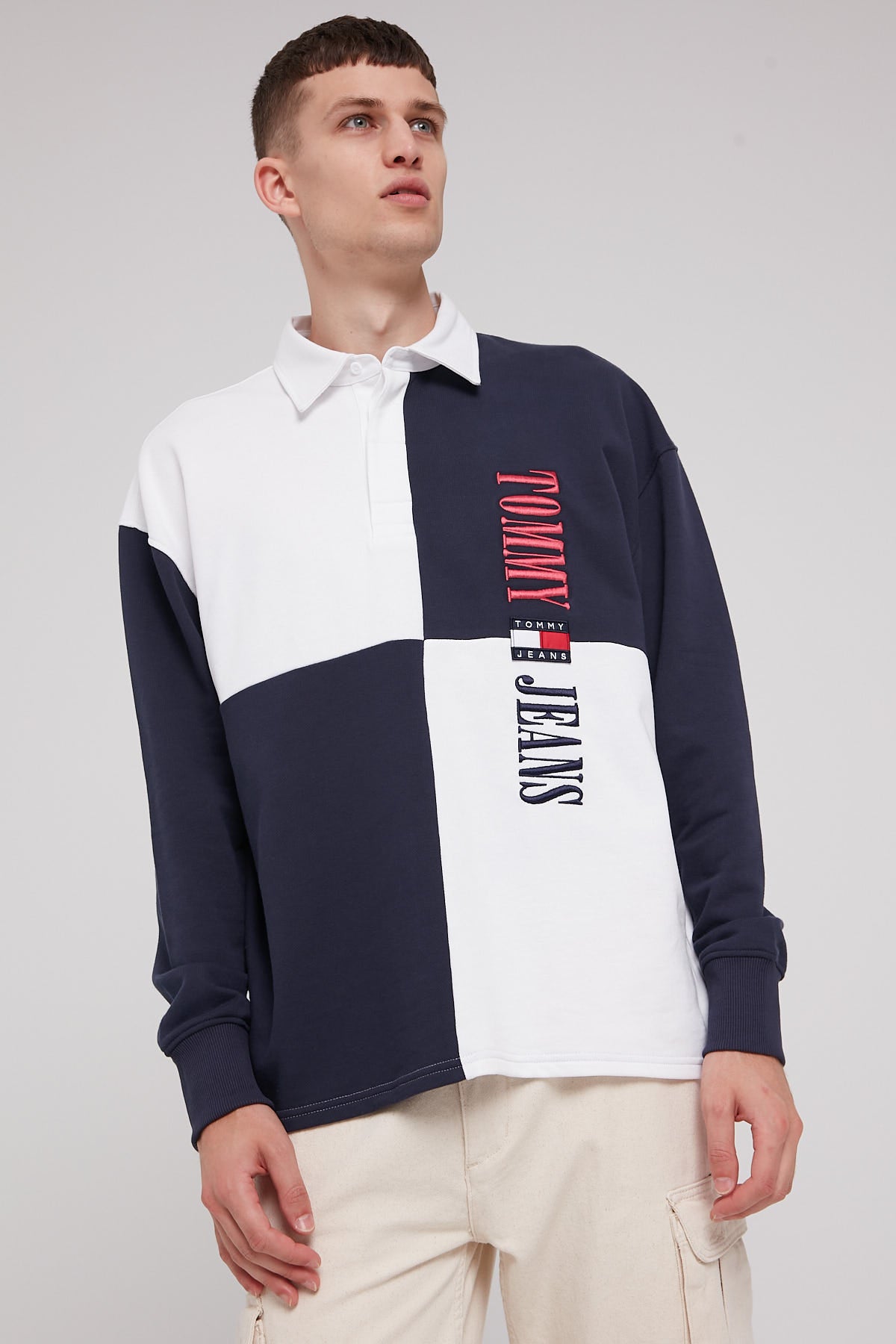 Tommy Jeans TJM Relaxed Archive Rugby Twilight Navy