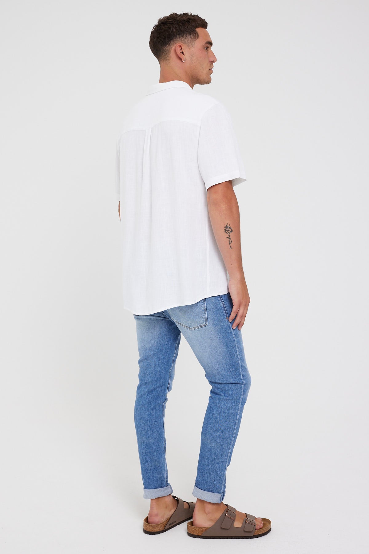Abrand A Dropped Skinny Jean Mid Vintage Blue