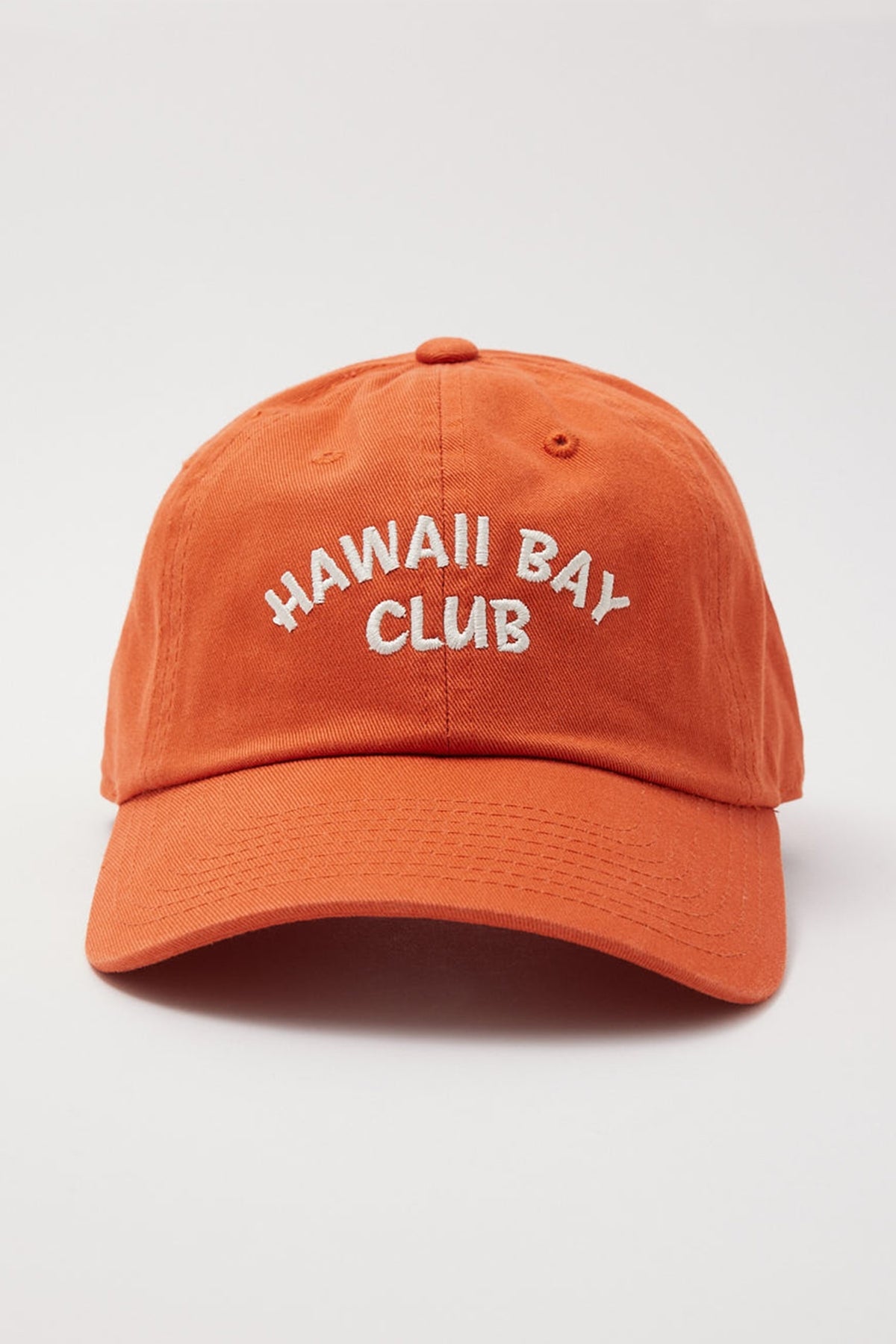 American Needle Hawaii Bay Club Raglan Wash Ball Park Burnt Orange
