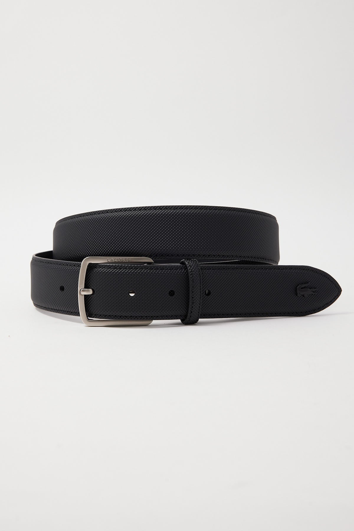 Lacoste Classic 35mm PVC Belt Black