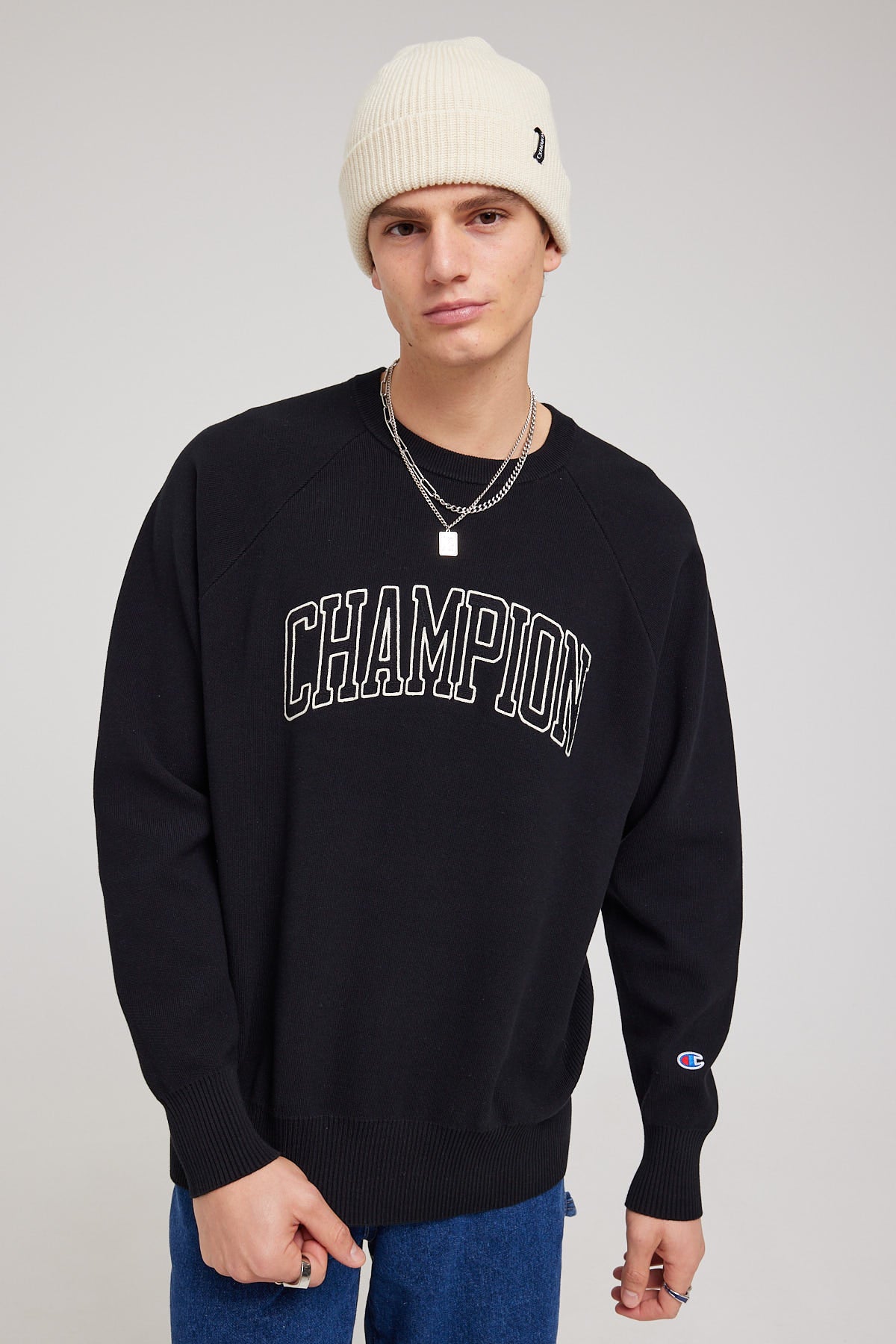 Champion LFS Knitted Crew Black