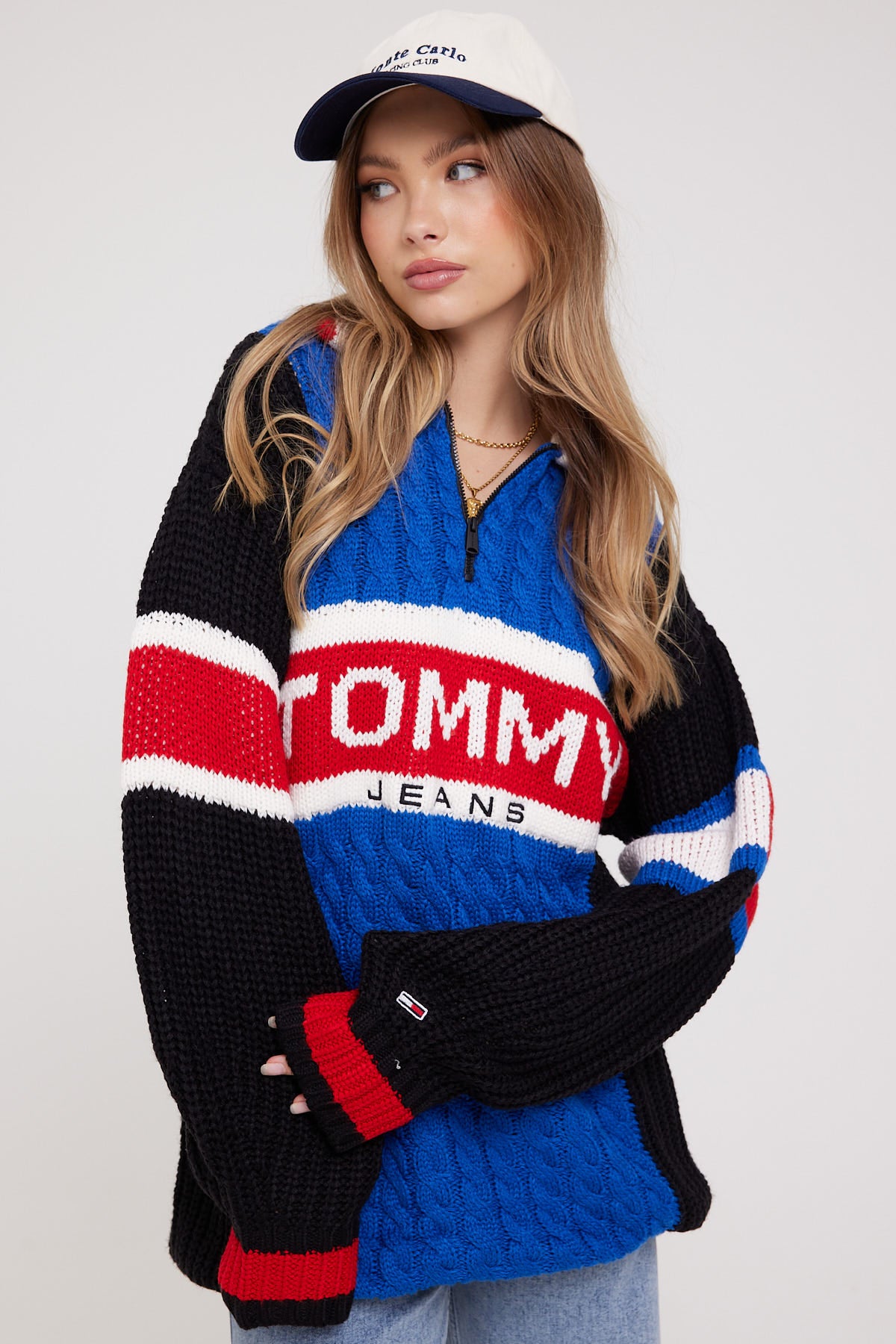 Tommy Jeans Modern Sport Sweater Black/Multi